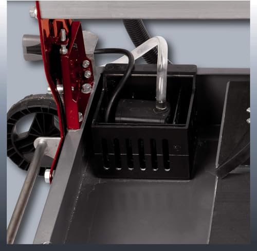 Einhell 4301220 - Mesa de corte ceramico refrigerada por agua TE-TC 920 UL Expert, 900 W, 240 V, disco de diamante 200 x 25,4 mm, rojo