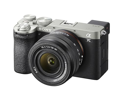 Sony Alpha 7CII Cámara sin Espejo Full-Frame 33 MP Plata, y Objetivo Zoom estándar Compacto SEL2860