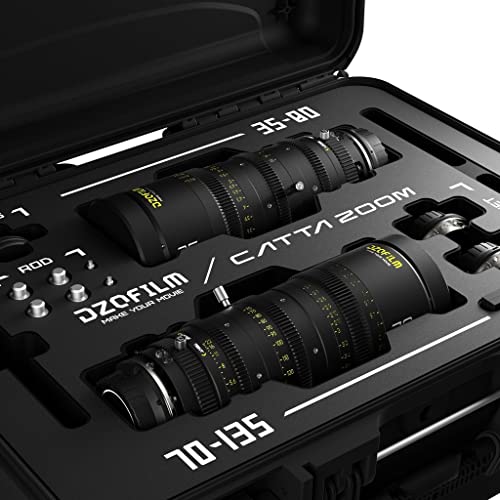 DZOFILM Cine Lens Catta Zoom 2-Lens Kit (35-80/70-135 T2.9) Black