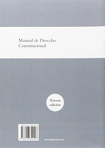 Manual de derecho constitucional: 3ª edición (SIN COLECCION)