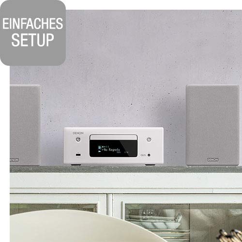 Denon Ceol/N10 - Microcadena con conexión en red, color gris
