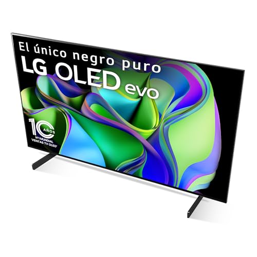 LG OLED42C35LA 42", 4K OLED EVO, Smart TV, webOS23, Procesador Máxima Potencia, Dolby Vision, Dolby Atmos, Gaming, Alexa/Google Assistant