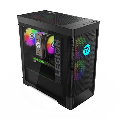 Lenovo Legion T5 Gen 7 - Ordenador de Sobremesa Gaming (Intel Core i7-12700F, 1TB SSD, RAM 16GB, NVIDIA GeForce RTX 3070-8GB, Sin Sistema Operativo) Negro - Teclado QWERTY Español