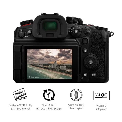 Panasonic Cámara LUMIX GH6 DC-GH6L, Negro