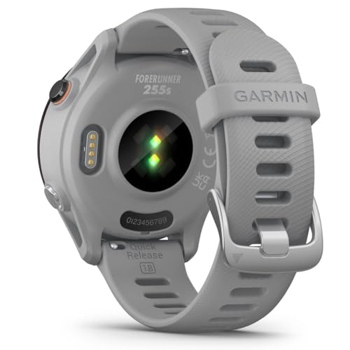 Garmin Forerunner® 255S, Reloj Inteligente GPS más pequeño, información Avanzada, batería de Larga duración, Gris Polvo