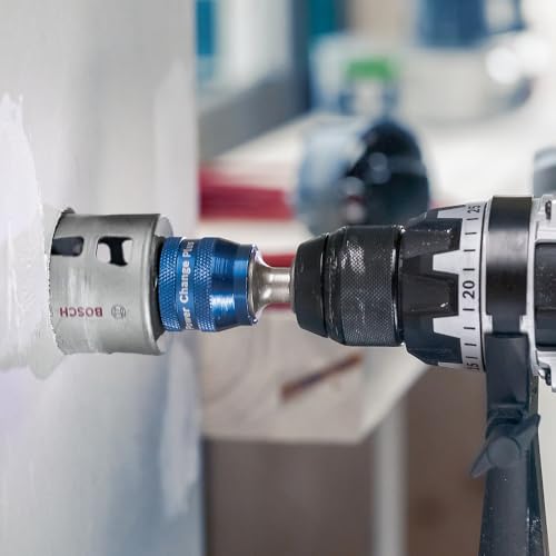 Bosch Juego de 14 sierras perforadoras Pro Multi Material Power Change Plus, estuche transparente para madera blanda, paneles de yeso, diámetro de 20 a 76mm, accesorio profesional, Versión actual