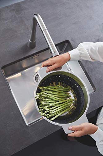 Grohe Zedra Smart Control L - grifo de cocina con Smartcontrol integrado, Supersteel (31593DC2)