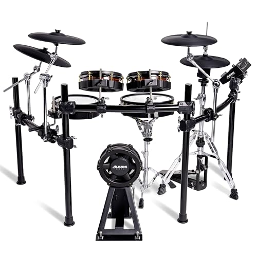 Alesis Strata Core - Kit de Batería Electronica con Pantalla Táctil, Platillos de triple zona, hi-hat magnético activo y parches de malla de doble zona