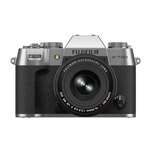 FUJIFILM X-T50 Silver / 15-45mm Kit