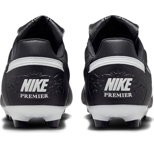 NIKE The Premier III FG, Sneaker Hombre, Black White, 37.5 EU