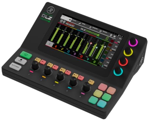 MACKIE DLZ Creator XS mezclador digital compacto adaptable para podcasting, streaming y YouTube con modos de usuario, tecnología Mix Agent, AutoMix y previos de micro Onyx80