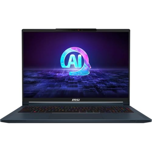 MSI Stealth 16 AI Studio A1VFG-039-16 QHD 240Hz Display, Intel Core Ultra 7 155H, 32GB DDR5 RAM, 1TB GB SSD, NVIDIA