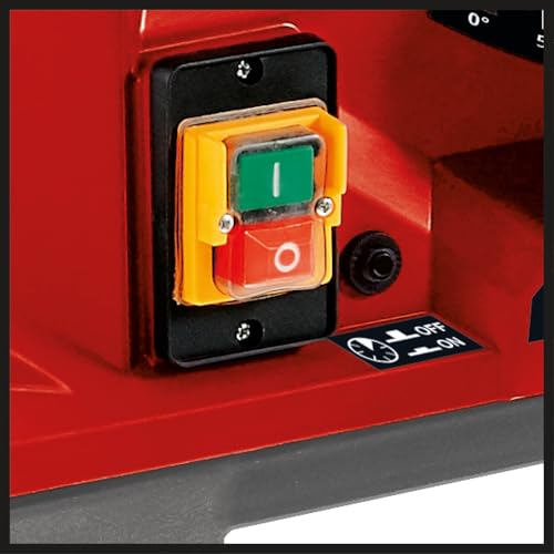 Einhell Sierra de mesa circular TE-CC 250 UF (máx. 2000 W, carro de formato deslizante, Ø250 x Ø30 mm hoja, arranque suave, tope paralelo y transversal/angulado, plegable y transportable)