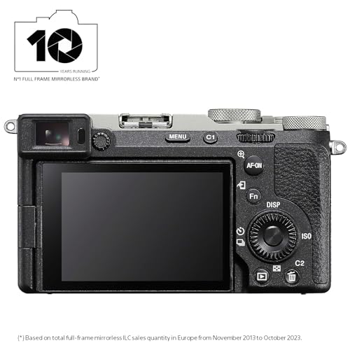Sony Alpha 7CII Cámara sin Espejo Full-Frame, compacta, 33 MP, autoenfoque en Tiempo Real, 10 fps, grabación vídeos 4K, Pantalla táctil de ángulo Variable