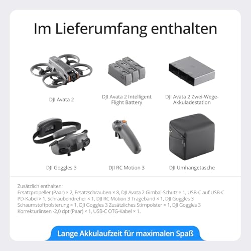 DJI Avata 2 Fly More Combo (Three Batteries)