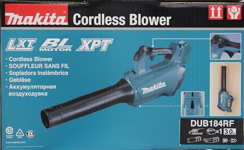 Makita DUB184RF - Soplador de batería (18 V, 3,0 Ah, 1 batería y cargador)