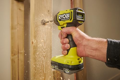 RYOBI - Destornillador de impacto 18 voltios ONE+, inalámbrico, BRUSHLESS - 300 Nm - Recepción hexagonal 1/4" - (Entregar sin batería ni cargador) - RID18BL-0