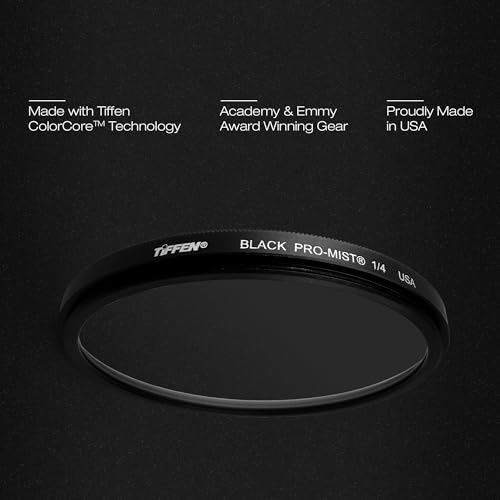 Tiffen - Filtro de niebla (77 mm, 1/4), color negro