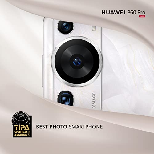 HUAWEI P60 Pro Smartphone, 8GB+256GB, Cámara XMAGE con Ultrailuminación, Resistente Cristal Kunlun Glass, Pantalla LTPO de 6.67", 1-120 Hz de frecuencia de actualización Adaptable, Rococo Pearl
