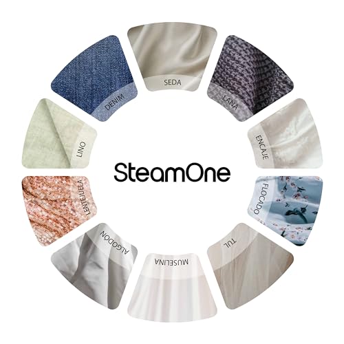 STEAMONE - Plancha de vapor 1900W 40g/min - Plancha vertical vapor 60min de autonomía (1200ml) - Elimina el 99,99% de las impurezas - Listo en 60s - Unilys UNI900GB