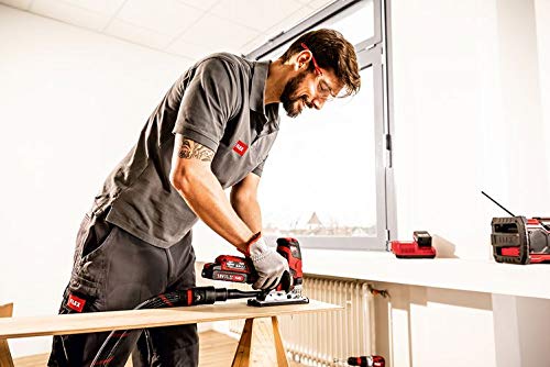 Flex 497444 Flex Pack - Juego de herramientas con taladro de percusión, martillo perforador combinado, sierra de calar (con 3 baterías de 18 V/5 Ah, luz LED, motor sin escobillas, herramientas