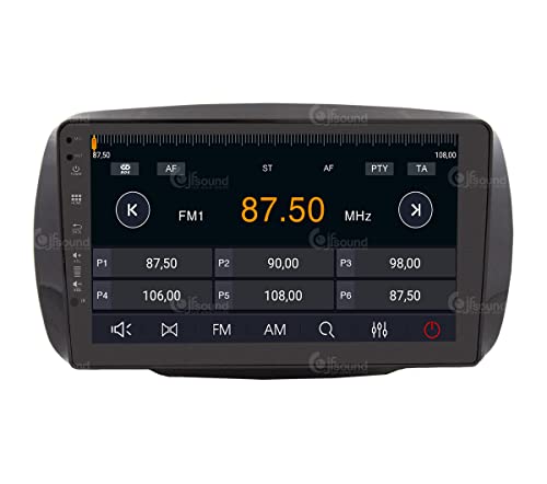 Radio de Coche para Smart con navegación Tom Tom de Serie Android GPS Bluetooth WiFi USB Dab+ Touchscreen 9" 8core Carplay AndroidAuto