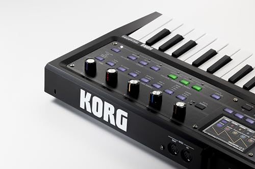 Korg microKORG 2 - Sintetizador analógico de 37 teclas y procesador de voz - edición limitada negra