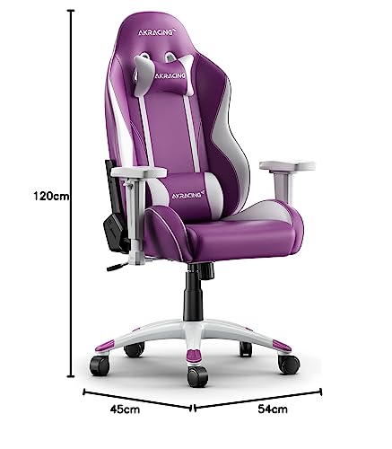 AKRacing Gaming Chair California Napa Silla, Cuero sintético, Morado, Talla única