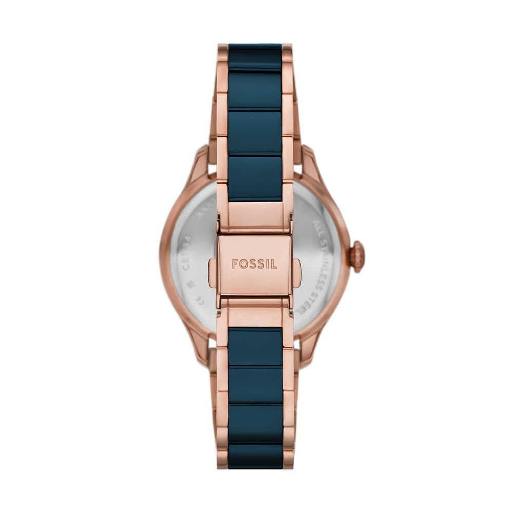 Fossil Reloj Analógico para Mujer de Cuarzo con Correa en Cerámica CE1134