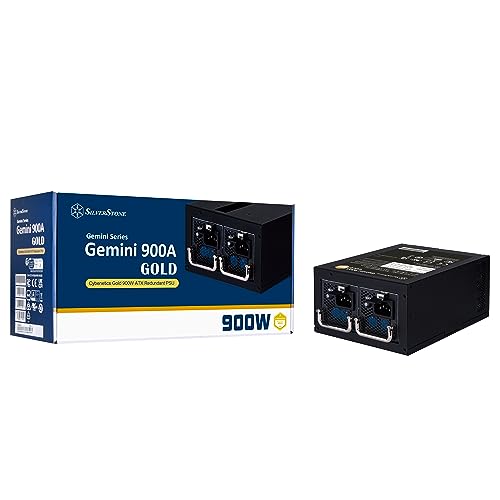 Silverstone SST-GM900A-GF, Fuente de alimentación ATX redundante Cybenetics Gold 900W