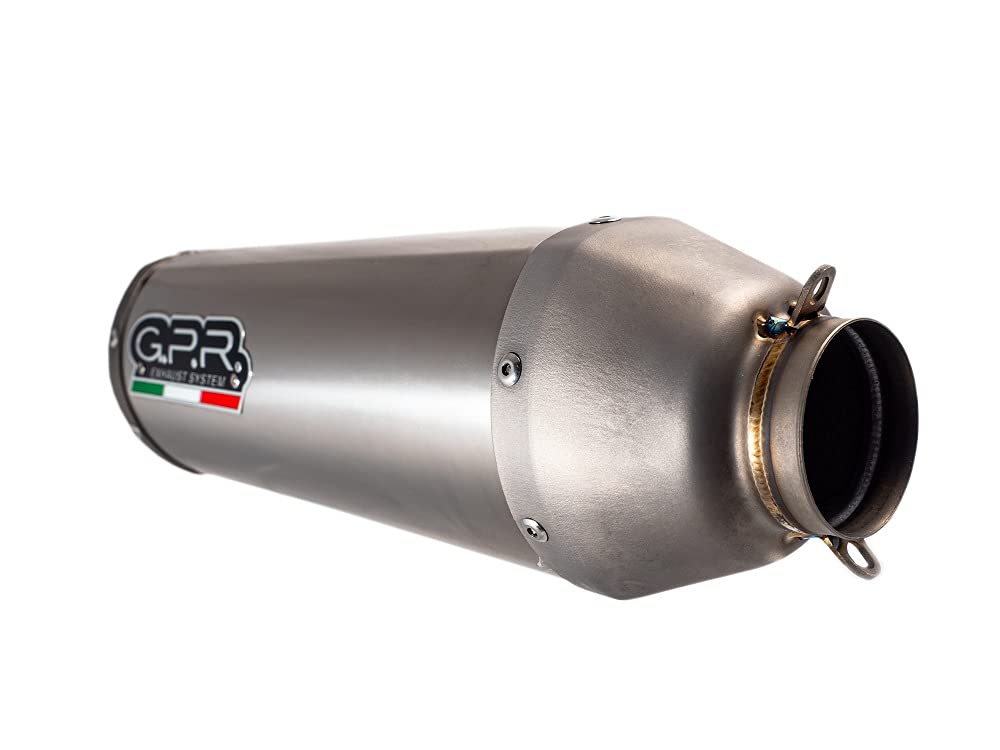 Tubo de escape GPR compatible para Yamaha Mt-09 Tracer 900 Fj-09 Tr 2015/16 e3 Tubo de escape línea completa con colector, artículo homologado, serie GPR Pentasport INOX AISI 304