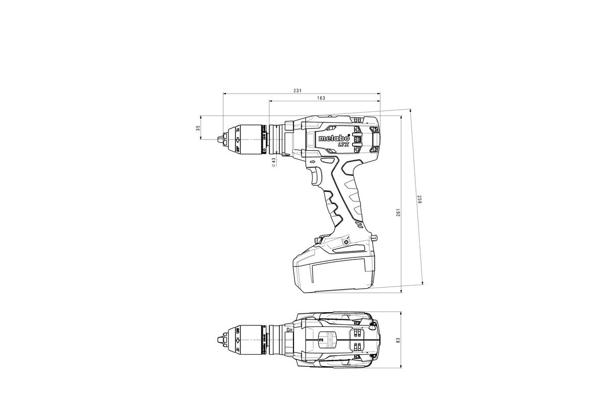 Metabo SB 18 LTX Impuls - Taladro Percutor 18 V 4.0 Ah