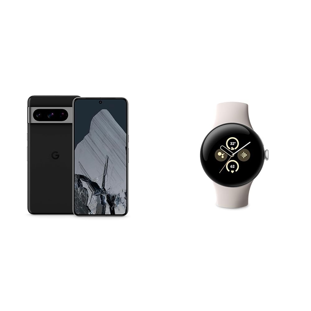 Google Pixel 8 Pro Obsidiana 512GB+ Pixel Watch 2 Porcelain