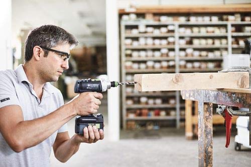 Festool 574702 - Taladro atornillador de percusión de batería QUADRIVE, PDC 18/4 Li 5.2-Plus