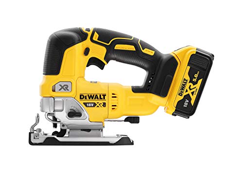 DEWALT DCS334P2-QW DCS334P2-QW-Sierra de Calar sin escobillas XR 18V, multicolor