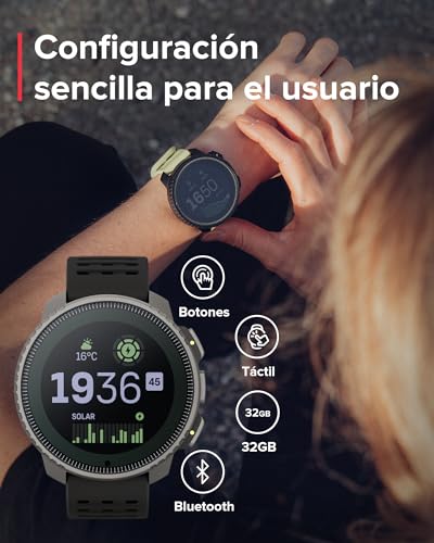 SUUNTO Vertical Reloj Deportivo - Smartwatch GPS, GPS de Doble Frecuencia, Mapas sin Conexión Gratuitos, Autonomía de hasta 50 Días, Carcasa Resistente Militarmente, Resistente al Agua hasta 100m
