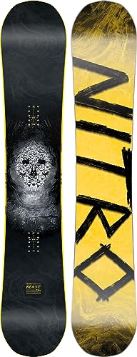 Nitro Tabla de Snowboard para Hombre Beast '24 Highend Premium Twin Camber Freestyle Boards
