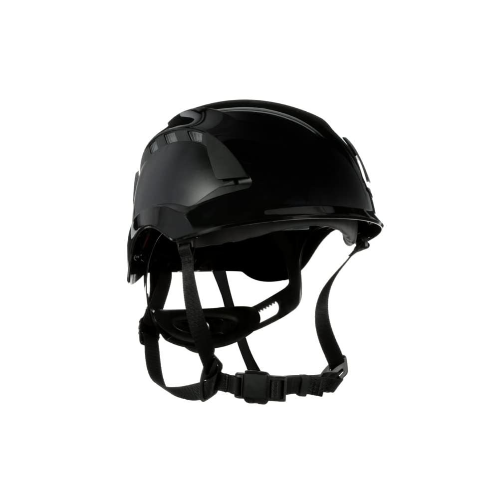 3M SecureFit Casco de protección, X5012VE-CE, negro, con ventilación, 1000 Vac, CE