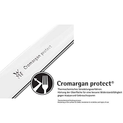 WMF Virginia Cromargan Protect - Cuberteria 66 Piezas 12 Comensales de Acero Inoxidable Cromargan Protect con Acabado Mate, Apto para Lavavajillas