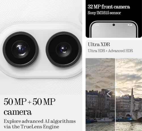 Nothing Phone (2a) 12+256GB - Smartphone con Nothing OS 2.5 - Blanco Roto