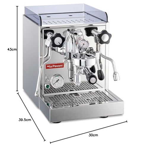 La Pavoni LPSCCC01EU, Cafetera semiprofesional Cellini Classic, Chrome