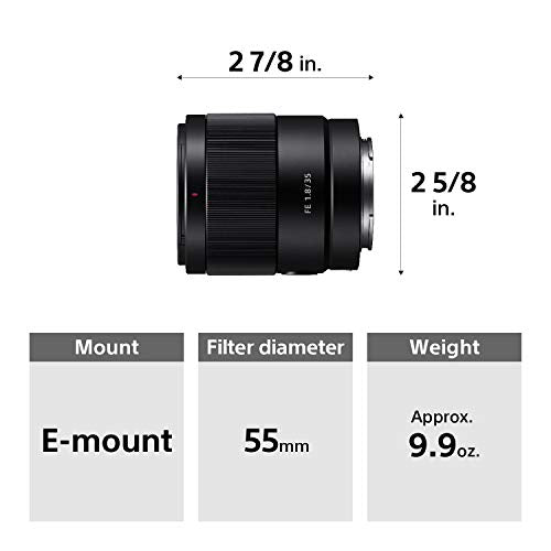 FE 35 mm F1.8 Lente de Apertura Grande (SEL35F18F)