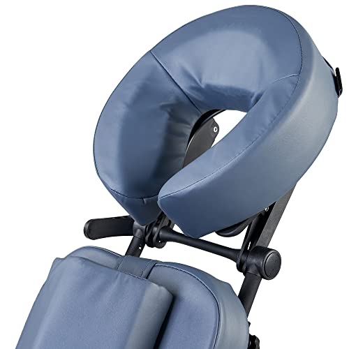 Master Massage Rio professionell Mobil Klappbar Luxus Massagestuhlpaket mit Tragetasche, König Blau Río, Aluminio, Rey Azul, Extra Breit