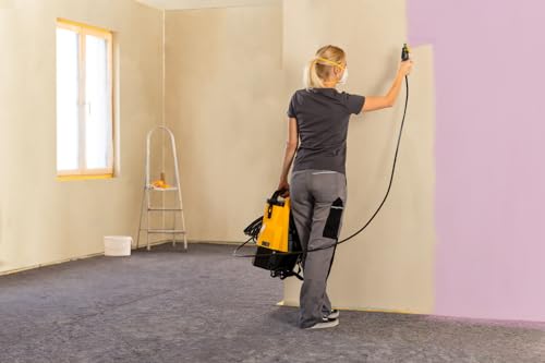 WAGNER Sistema de pulverización de Pintura con batería Control Pro 300 Move 18V Kit - Libre y Flexible: cómodo como Mochila, Fijo en el Suelo o móvil en la Mano * Incl. batería y Cargador*