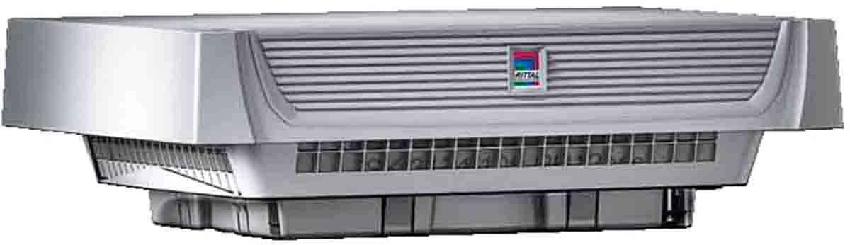 Rittal SK 3140.100 Panel del ventilador - Accesorio de rack (Panel del ventilador, Gris, 400 mm)