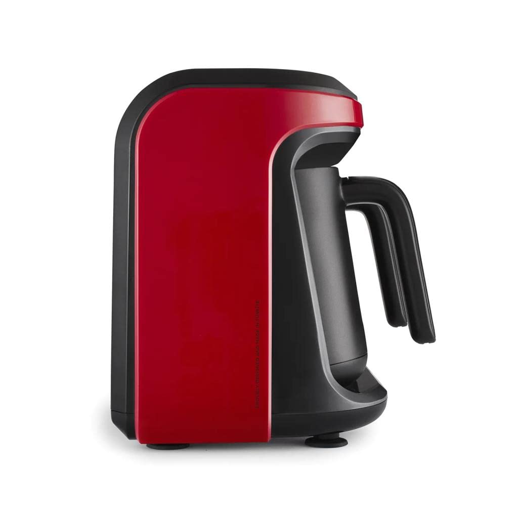 Karaca Hatır Hüps Duet Cafetera turca Rojo 1400 W Cafetera turca Simple Cafetera tradicional