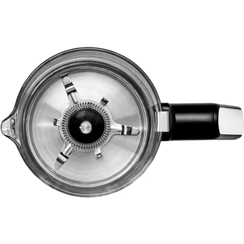 WMF Lono - Espumador de leche de cristal eléctrico, 150-250 ml, 650 W, batidora de frape, pantalla táctil, para espuma de leche caliente y fría, leche caliente, calentador de leche, cacao, chocolate