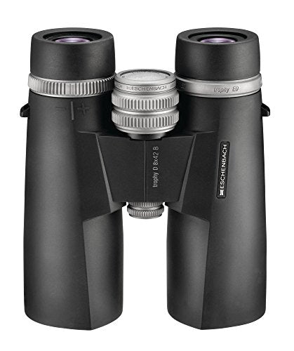 Eschenbach Trophy D 8X42 Ed Óptica Prismáticos, Negro