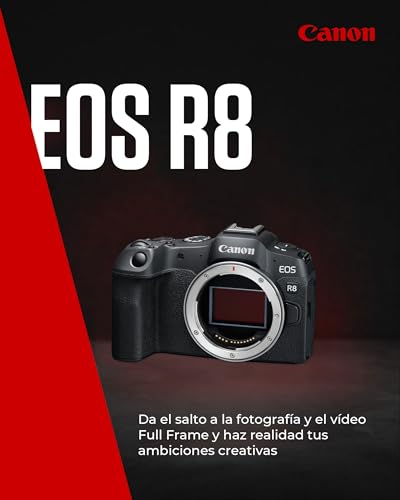 Appareil photo hybride Canon EOS R8 nu Noir