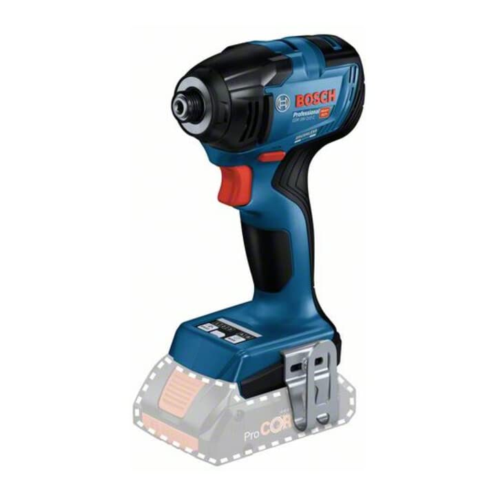 Bosch Professional 18V System GDR 18V-210 C - Atornillador de impacto a batería ( 210 Nm, par de desapriete 370 Nm, Connectivity, 2 baterías ProCORE18V x 4.0Ah, en L-BOXX)